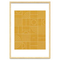 My Favorite Geometric Patterns No.22 - Mustard Yellow