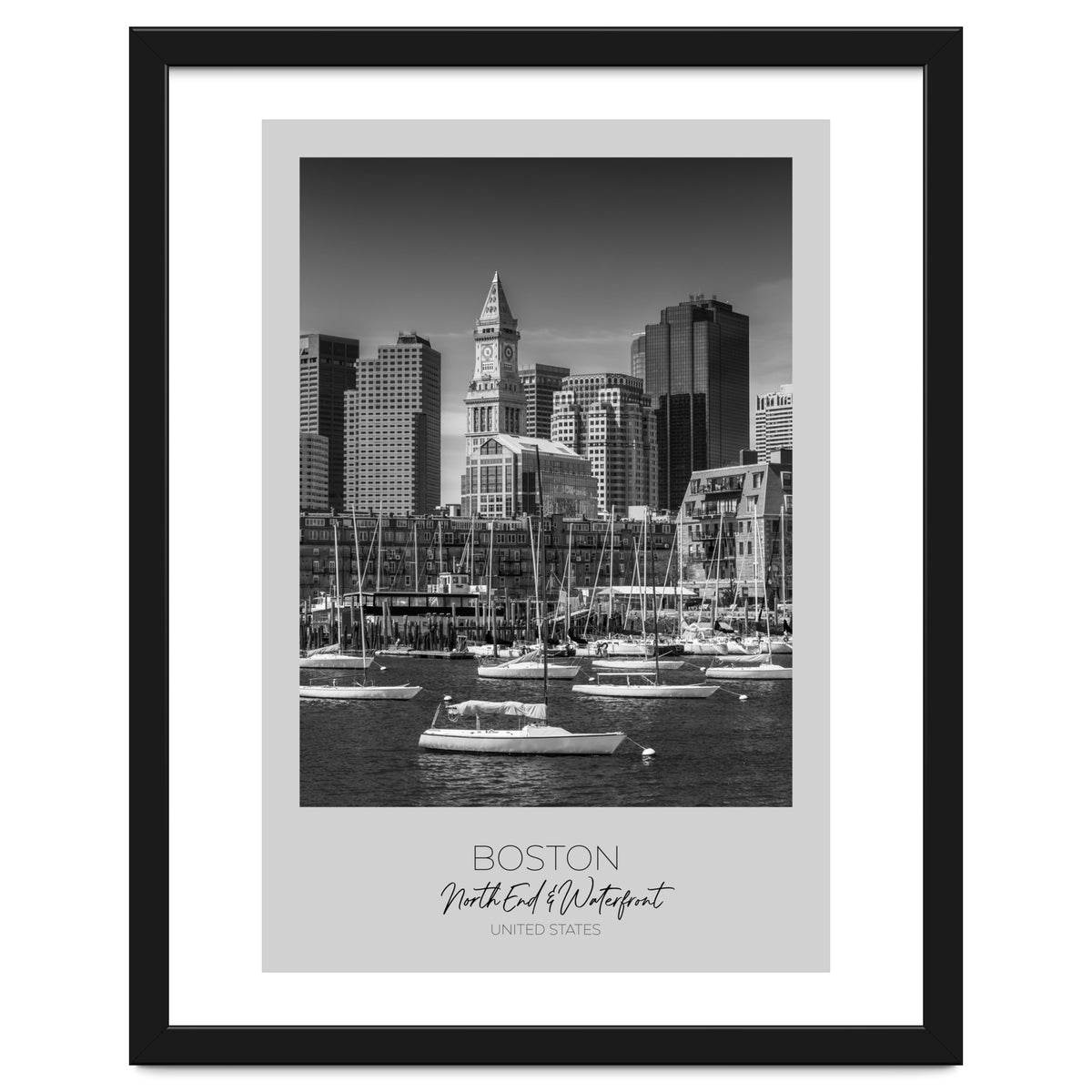 In focus: BOSTON Skyline North End & Waterfront