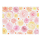 Abstract fireworks pattern in yellow and red (Print Only) thumbnail