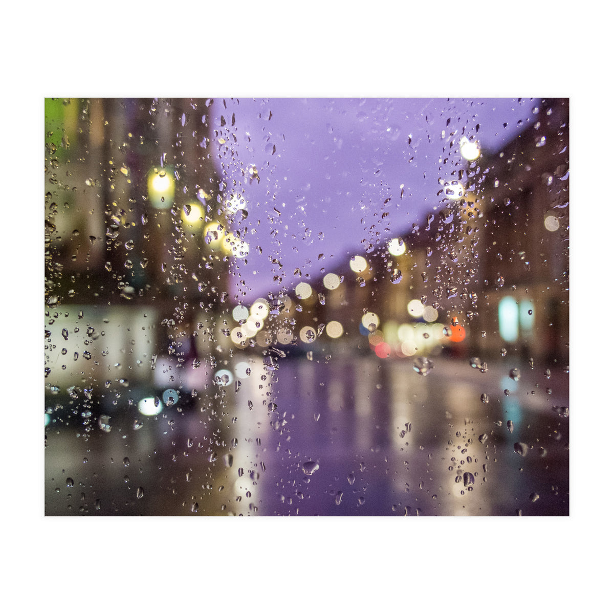 Gray st Newcastle rain (Print Only)