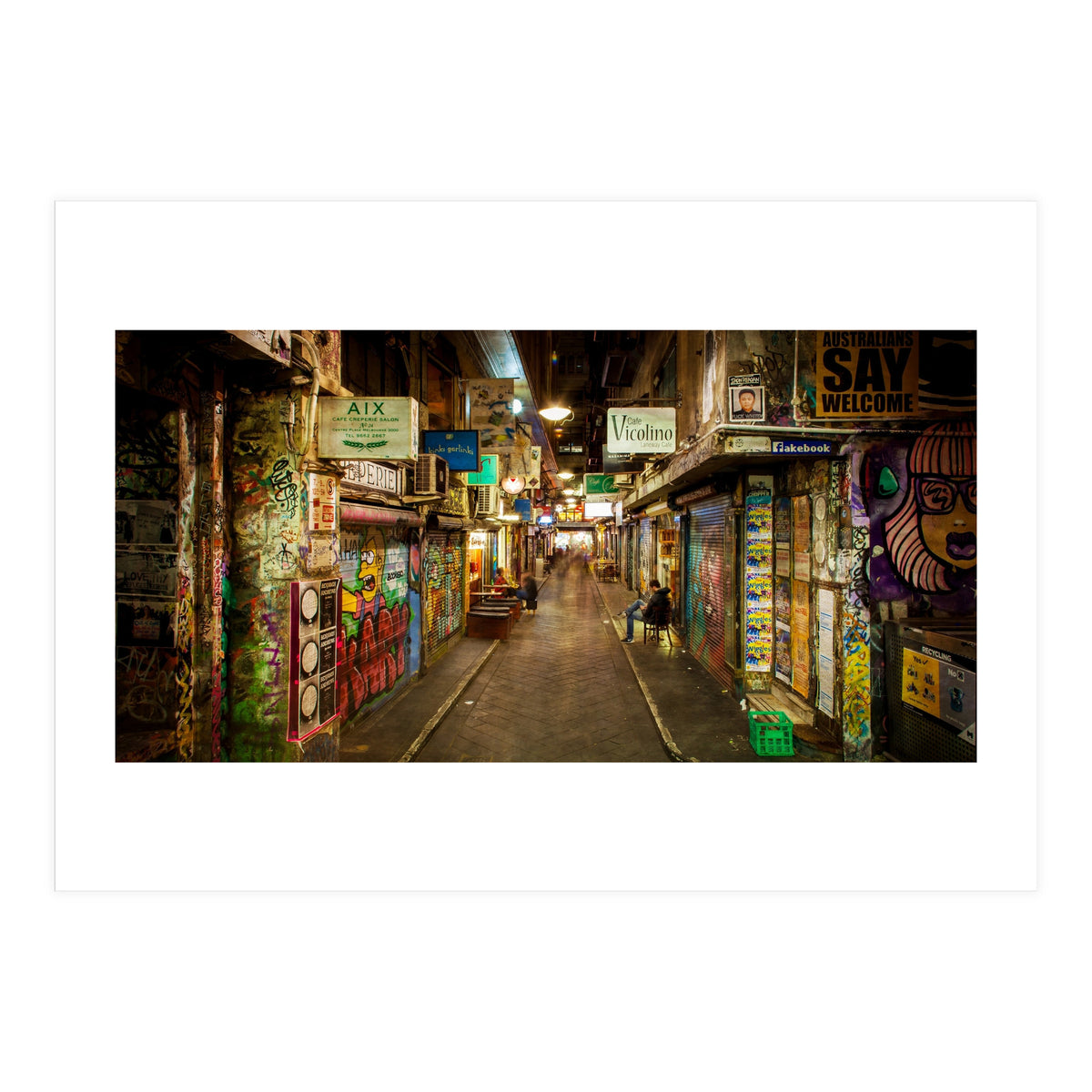 Centre Place After Dark (Print Only)