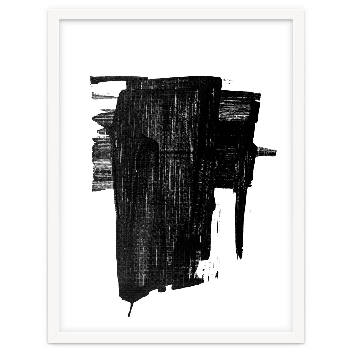 Minimalist Textured Brushstroke Art #2