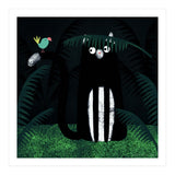 Cat 18: Camouflage Cat (Print Only) thumbnail