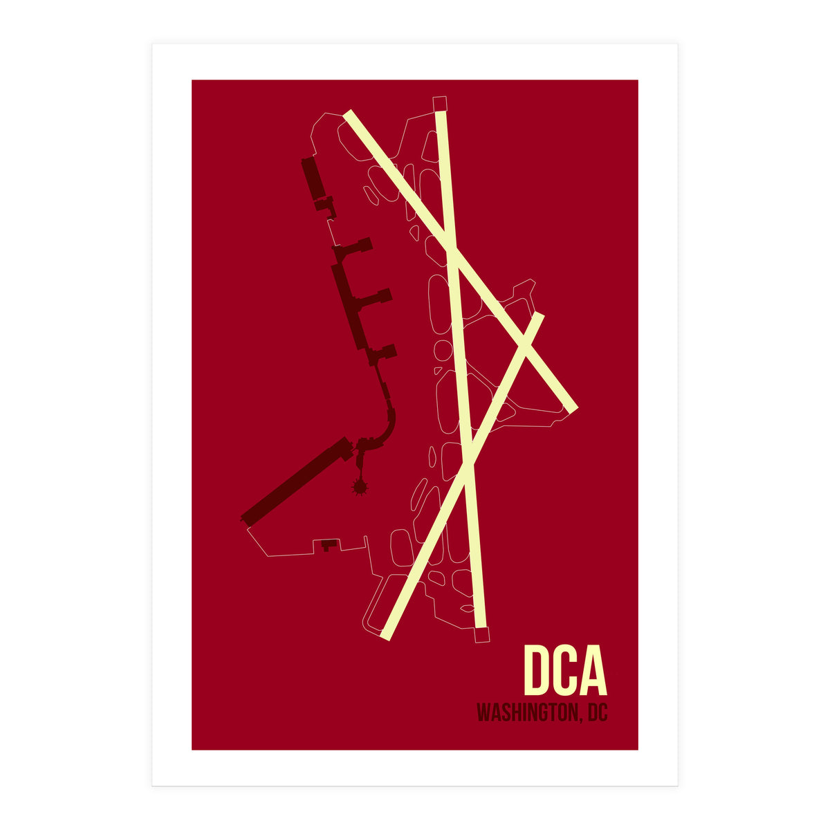 Washington Dca Layout (Print Only)