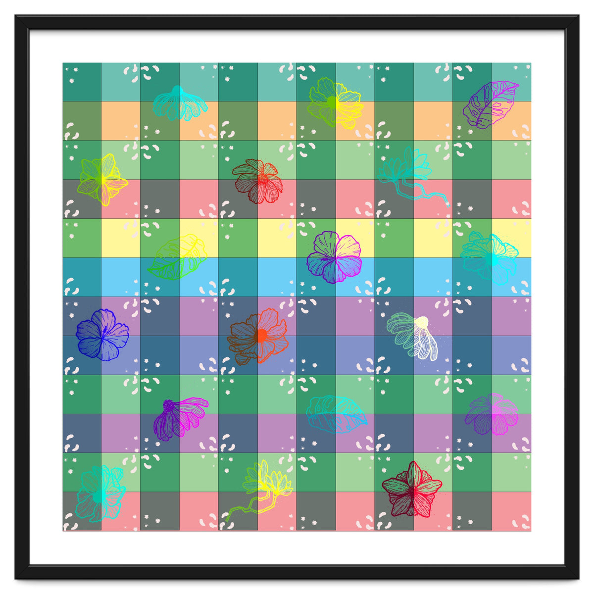 Floral Nanquim Pattern