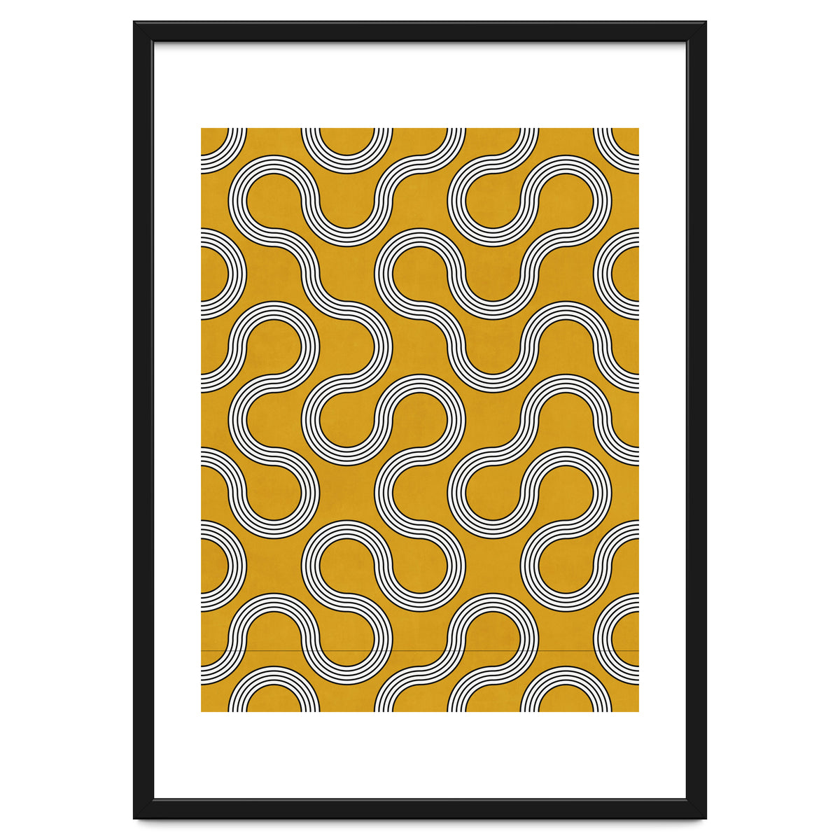 My Favorite Geometric Patterns No.31 - Mustard Yellow