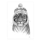Siberian tiger (bw) (Print Only) thumbnail