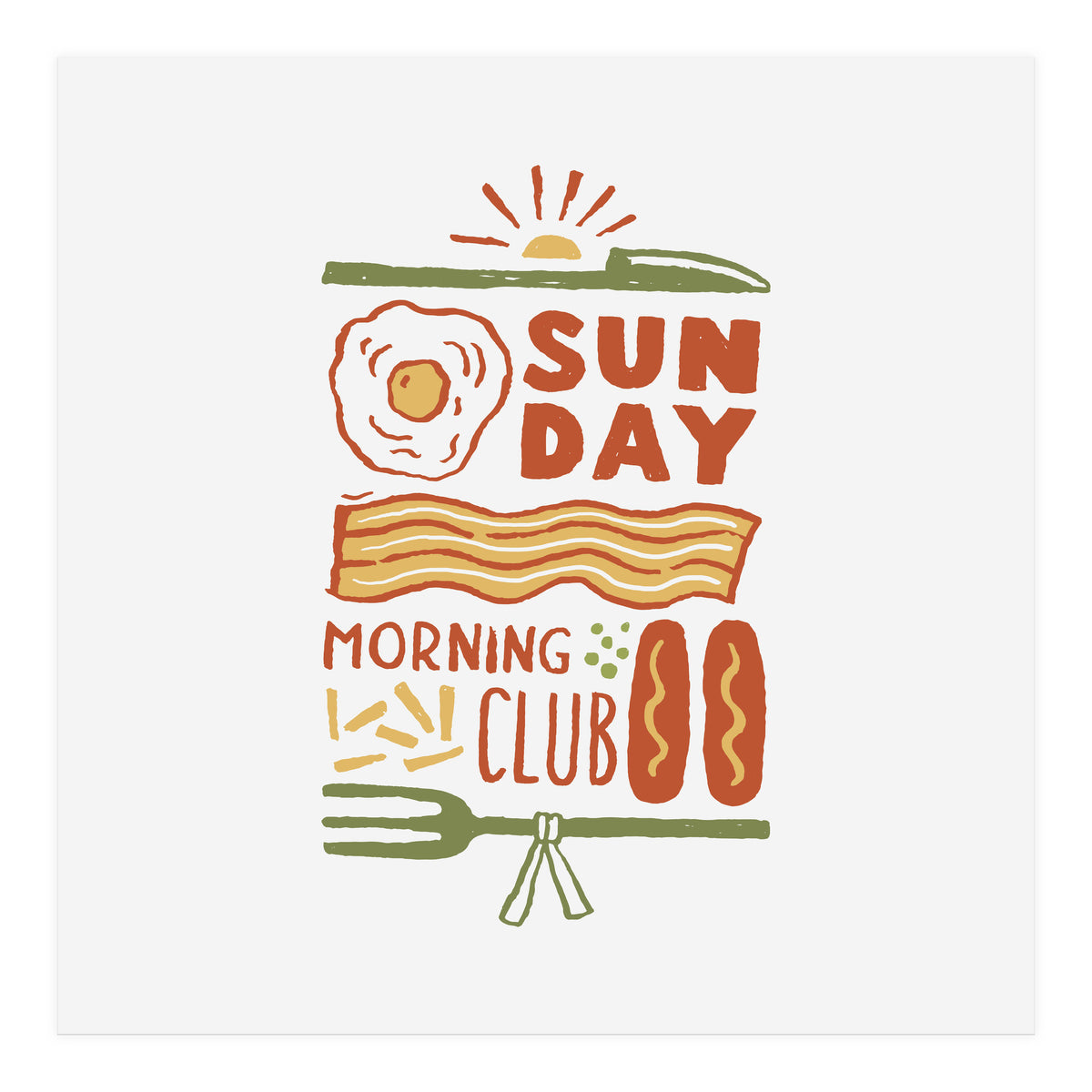 Sunday Club (Print Only)