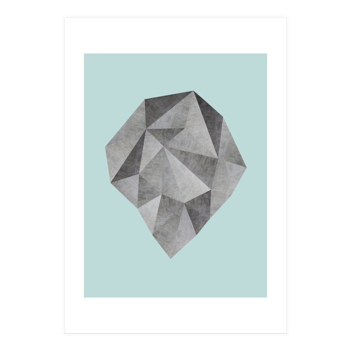 Geometric Rock I (Print Only)