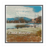Calm Day On Lake Garda (Print Only)