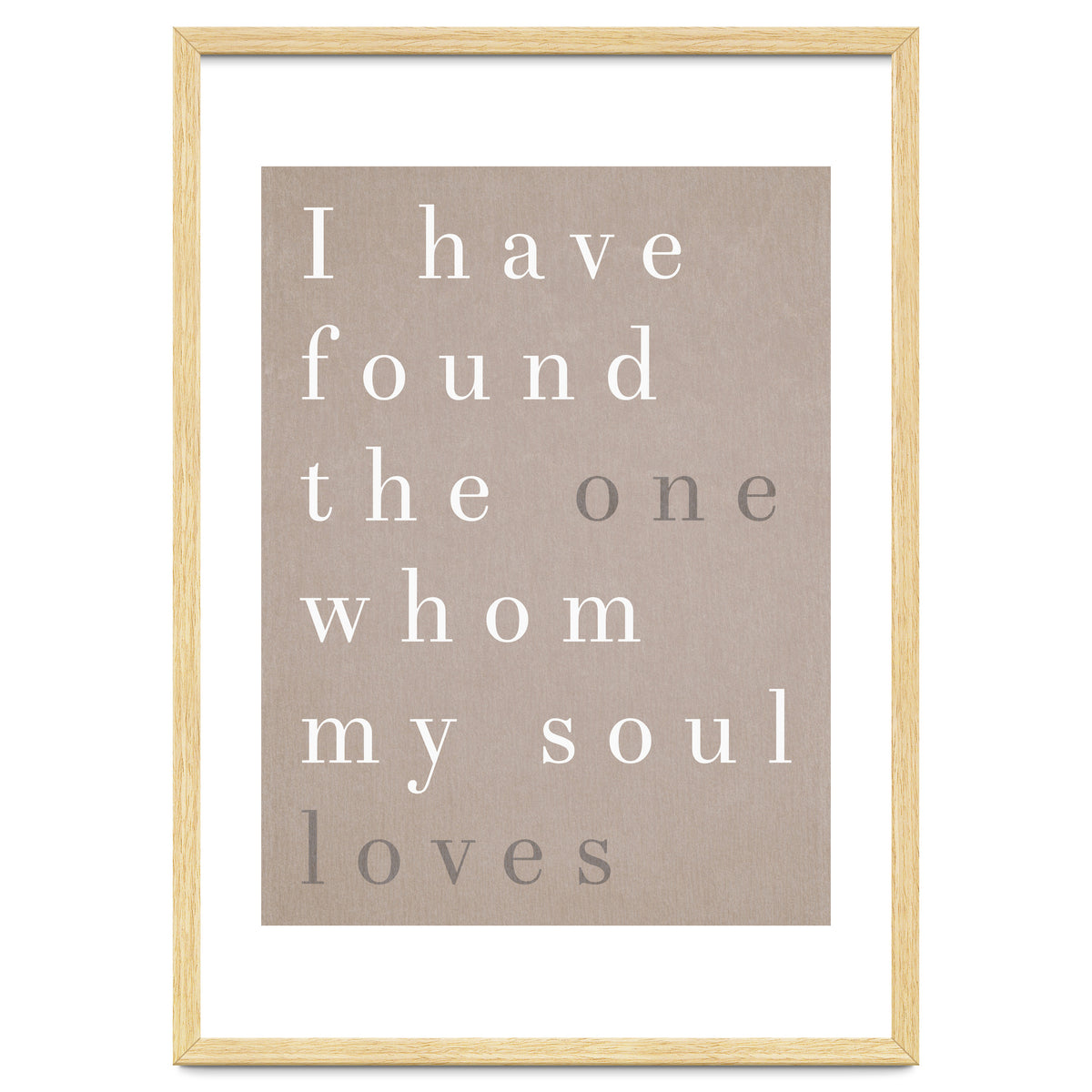 The One My Soul Loves