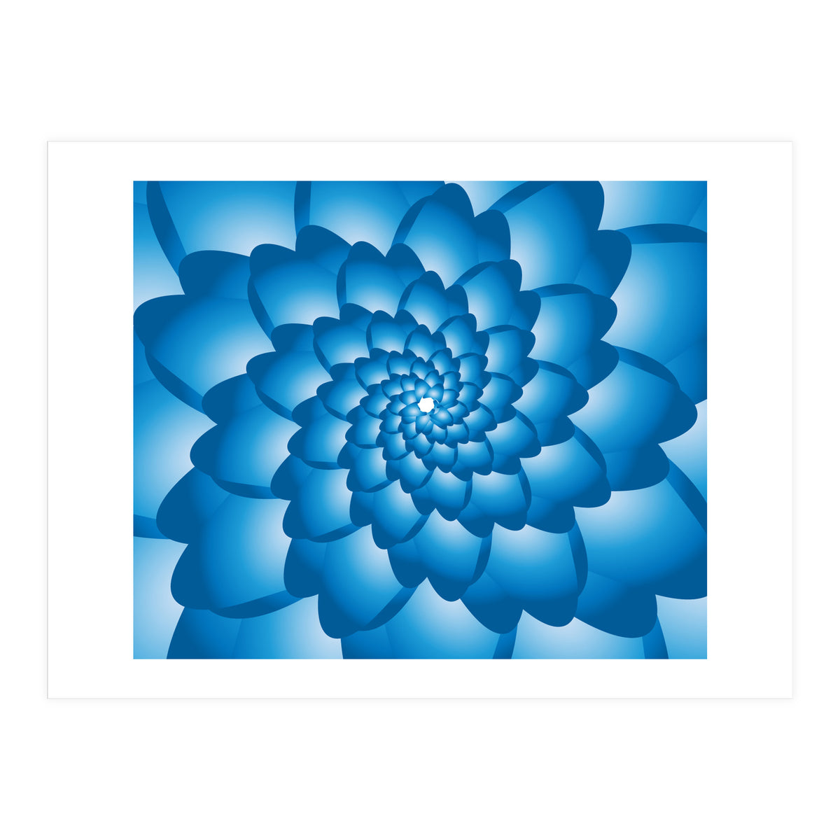 Flower Swirl Pattern (Print Only)
