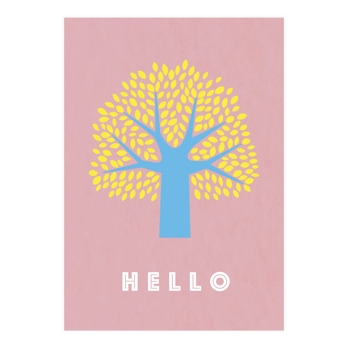 Hello - pop tree - (Print Only)