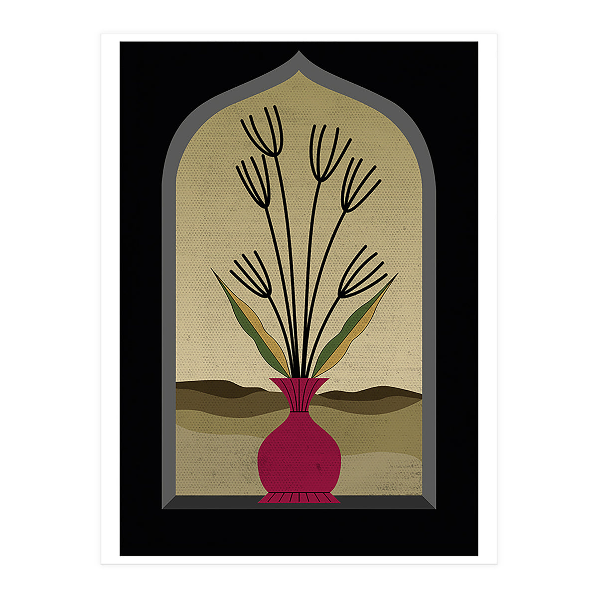 Window and Vase (Print Only)