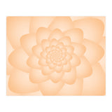 Pastel Colors Flower Pattern Set Orange (Print Only) thumbnail