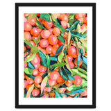 Fruit Garden, Tropical Forest Botanical Painting, Plants Vintage Nature thumbnail