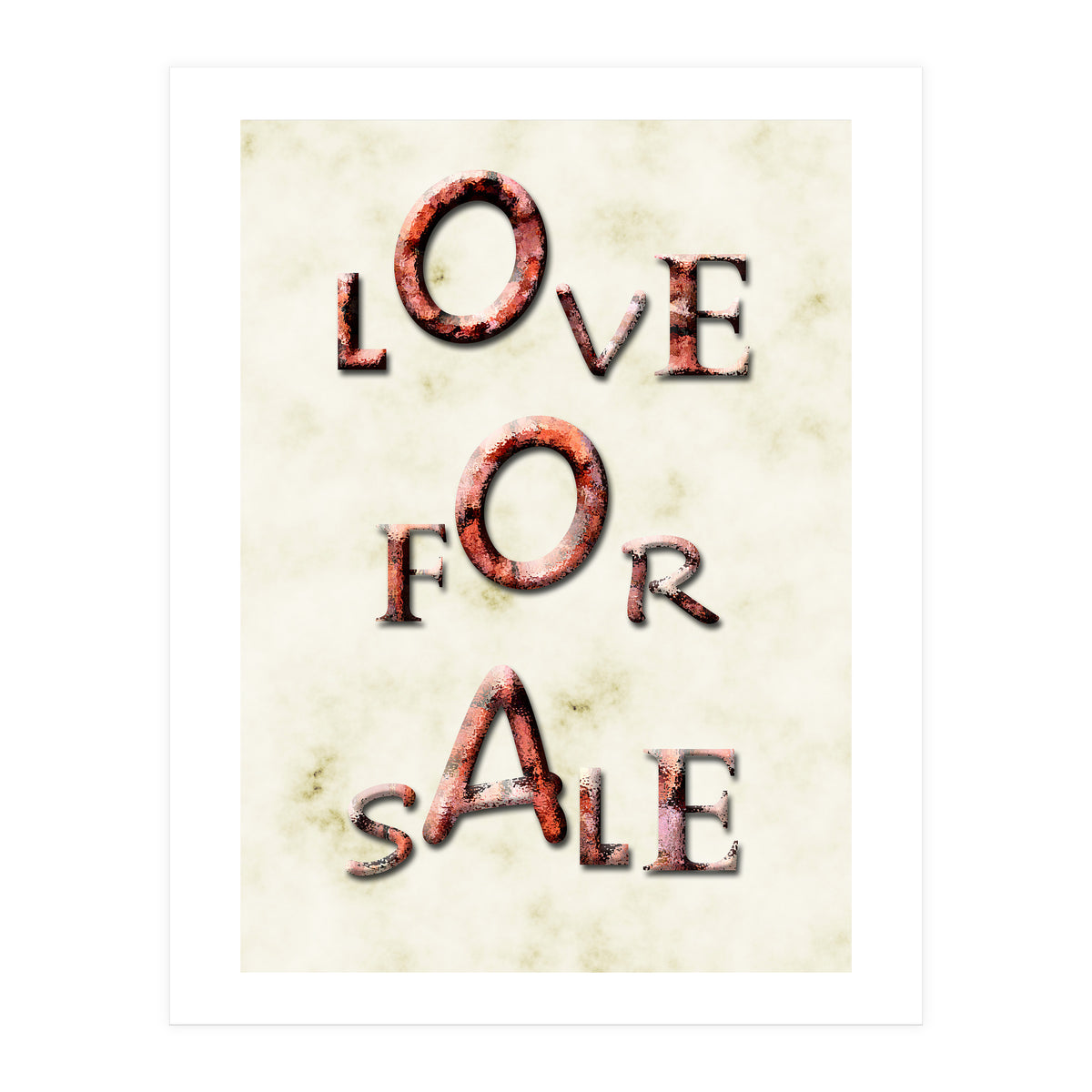 Love 4 sale (Print Only)