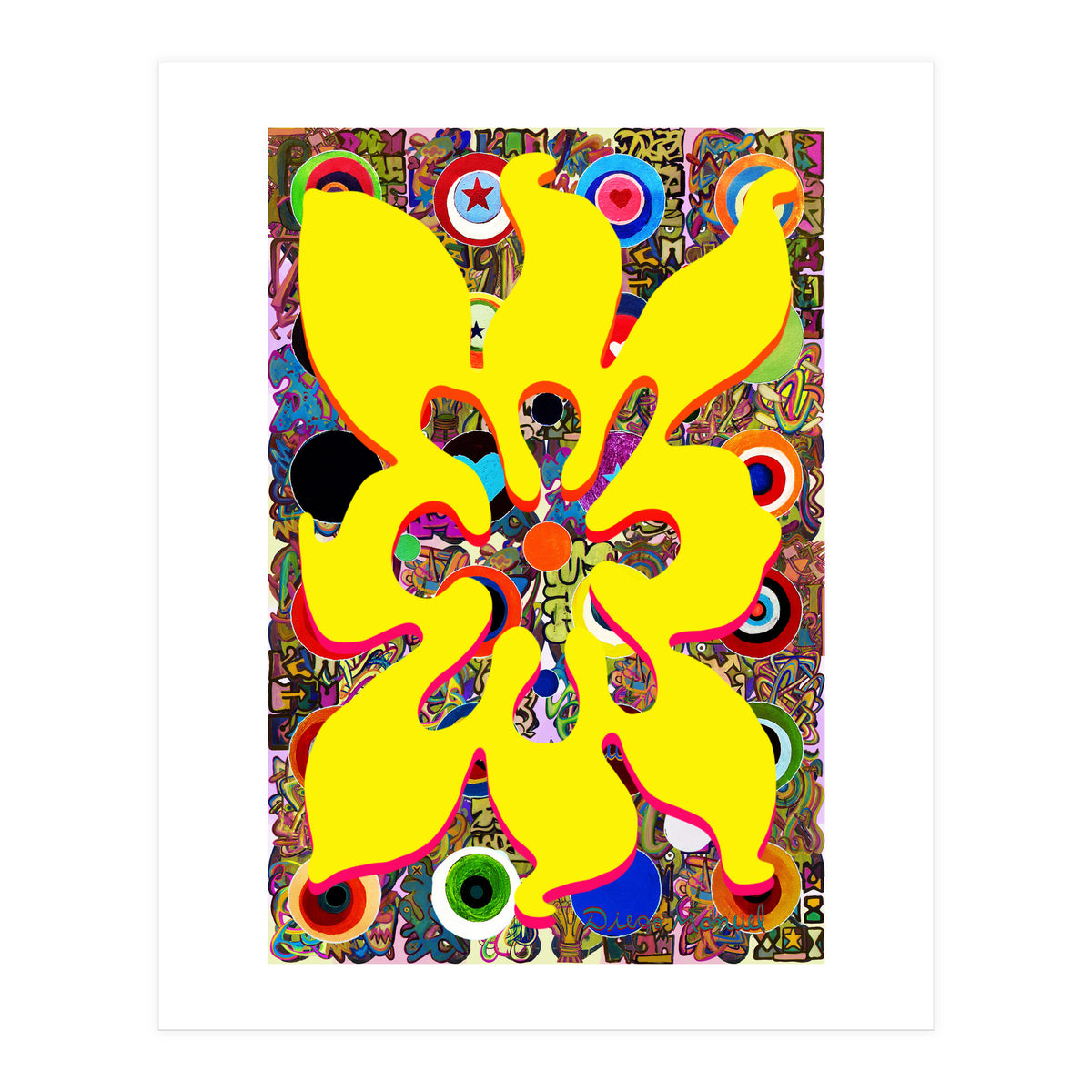 Fuego Y Graffiti 83 (Print Only)