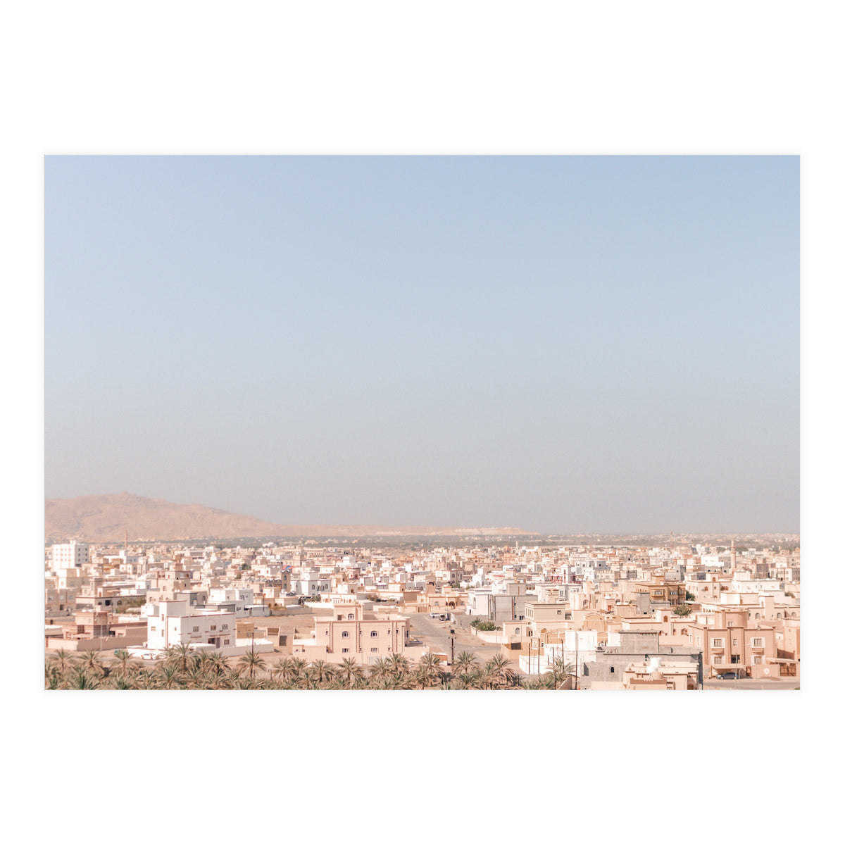 Oman, Middle East City View (Print Only)