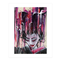 Geisha in Mushrooms: The Surrealistic Concubine (Print Only)