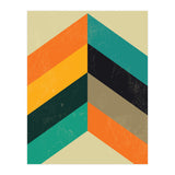 Mid Century Chevron Retro Pop Art (Print Only) thumbnail