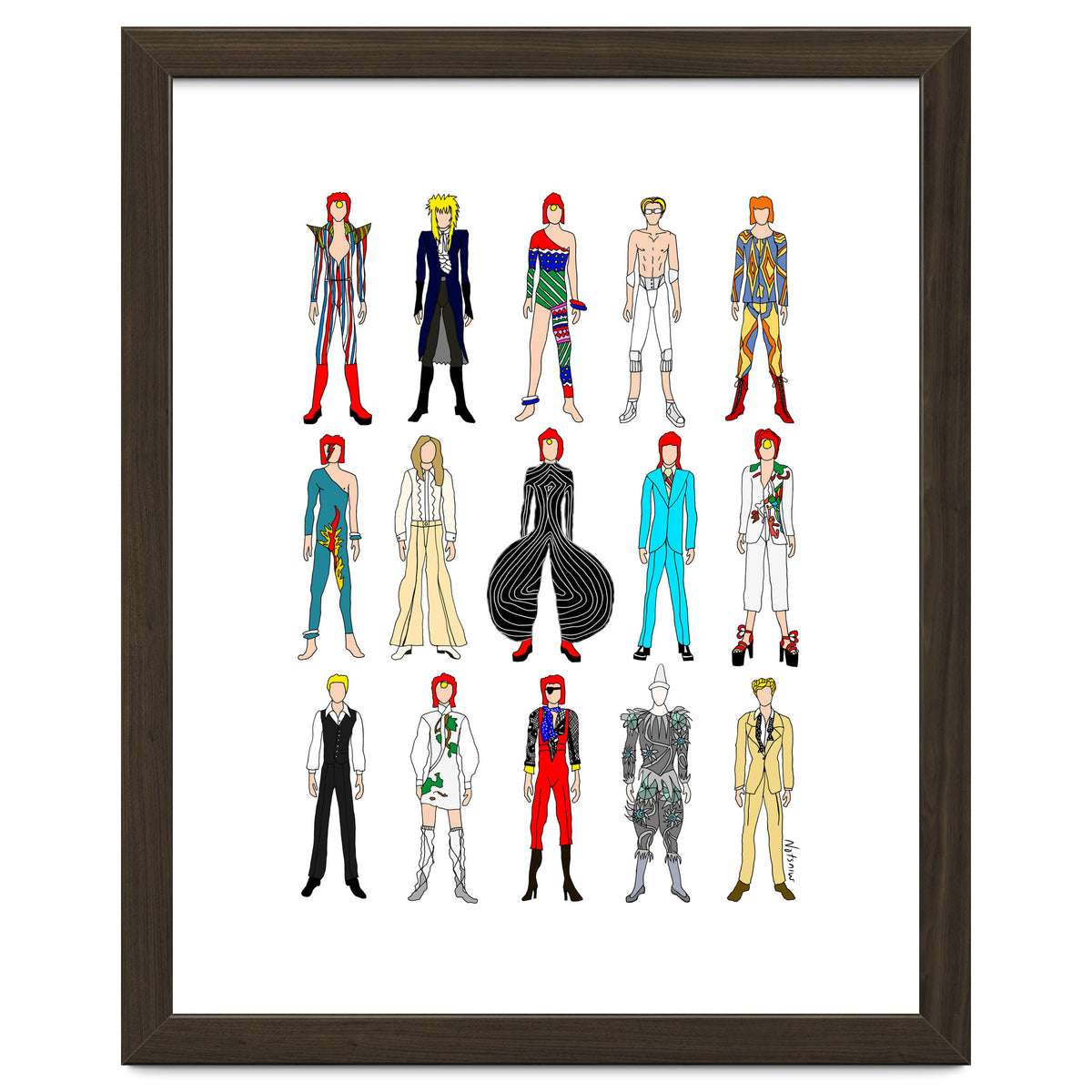 Outfits of Bowie Fashion