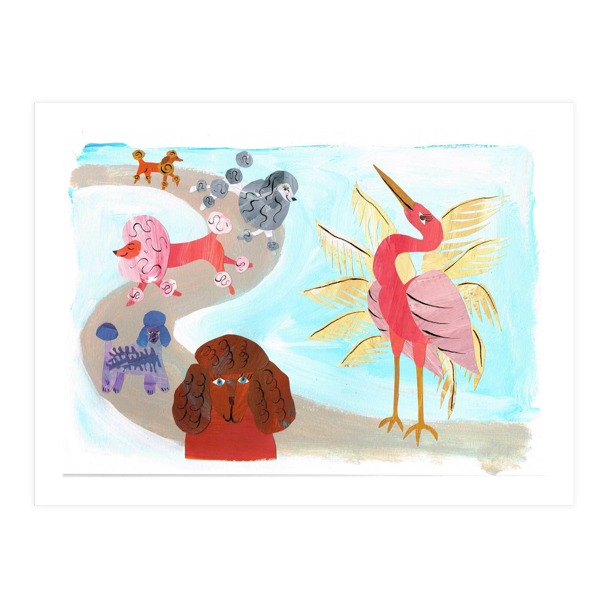 Poodles (Print Only)