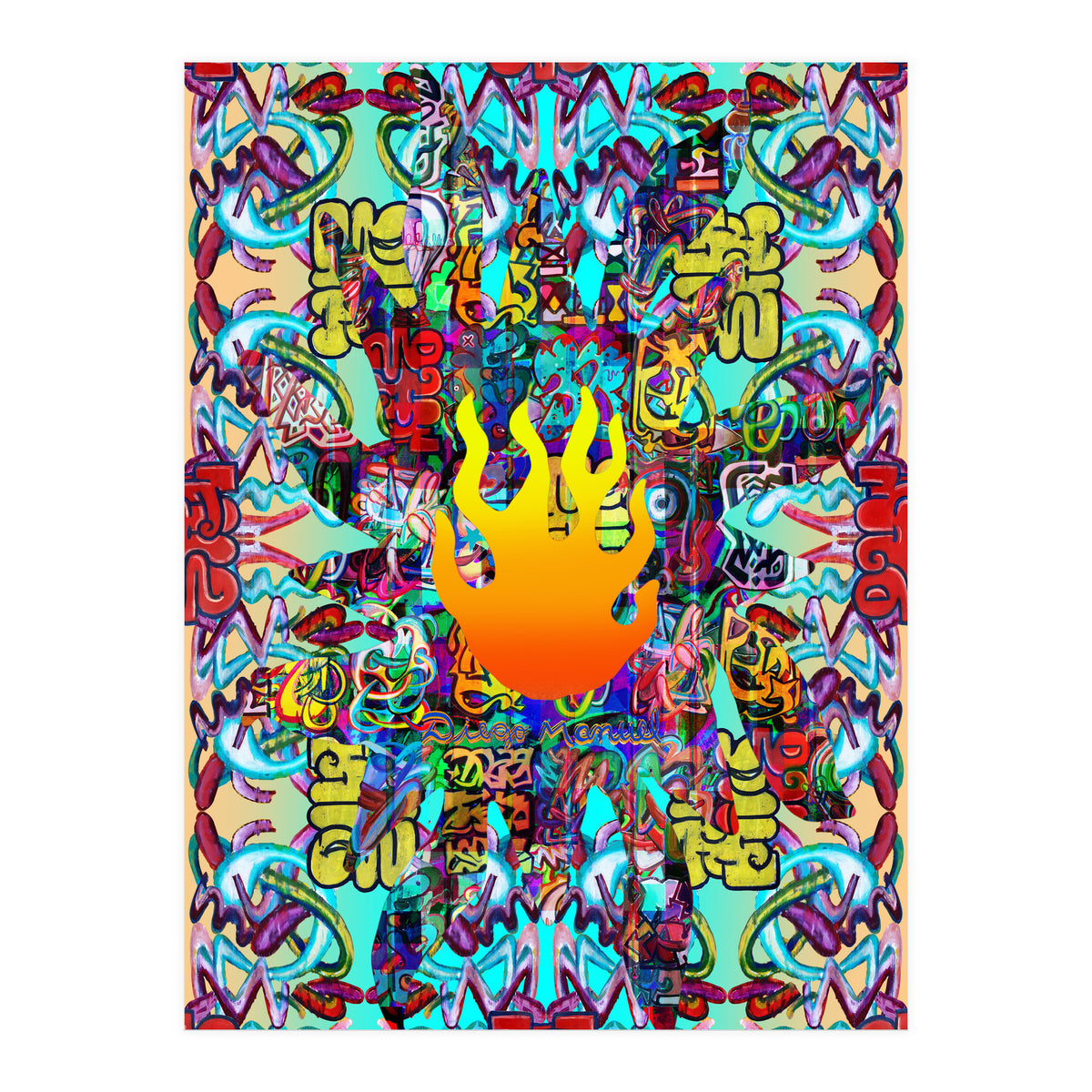 Fuego Y Graffiti 35 (Print Only)