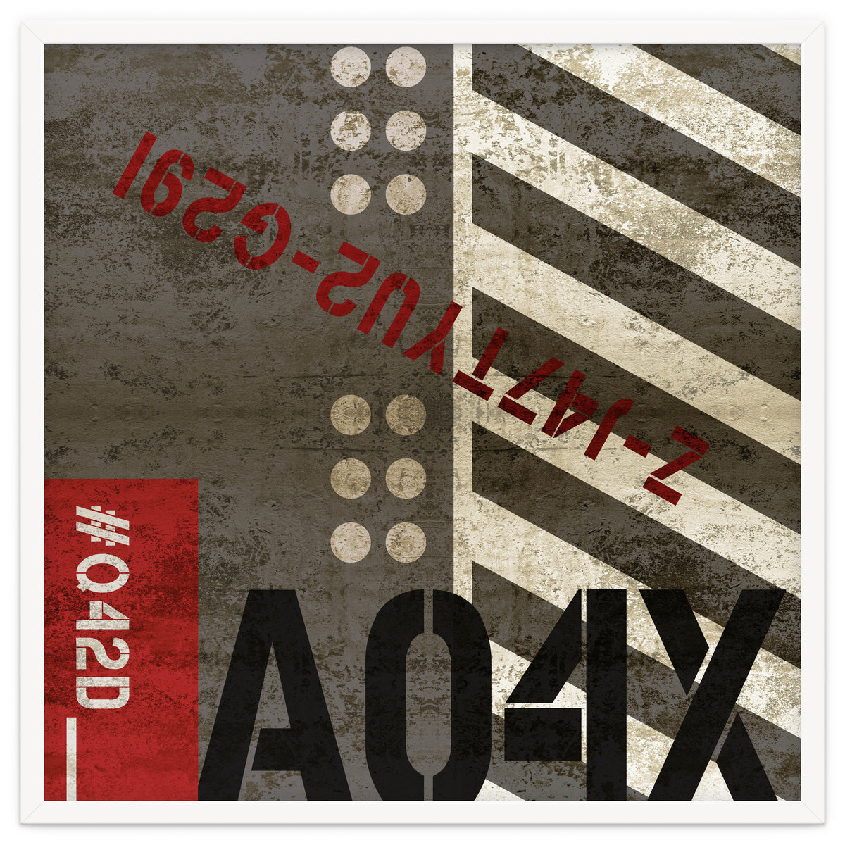 Abstract Industrial Grey Stripes