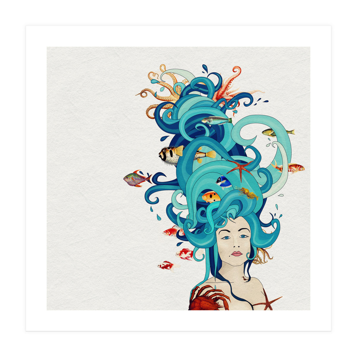Rococo: The Mermaid (Print Only)