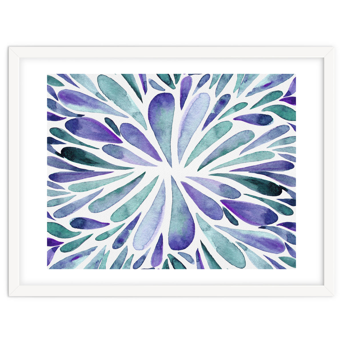 Retro abstract floral