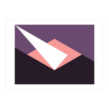 Geometric Shapes No. 59 - pink & purple (Print Only) thumbnail