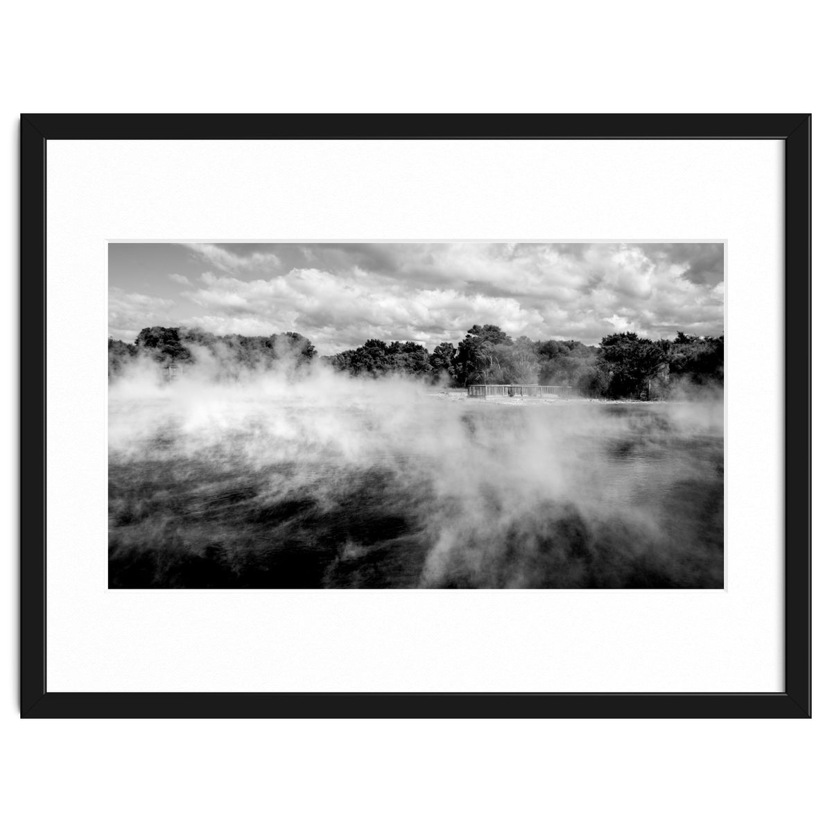 Vapors in Rotorua, New Zealand Art Print