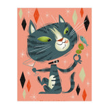 Cat A Tonic Grey Tabby (Print Only) thumbnail