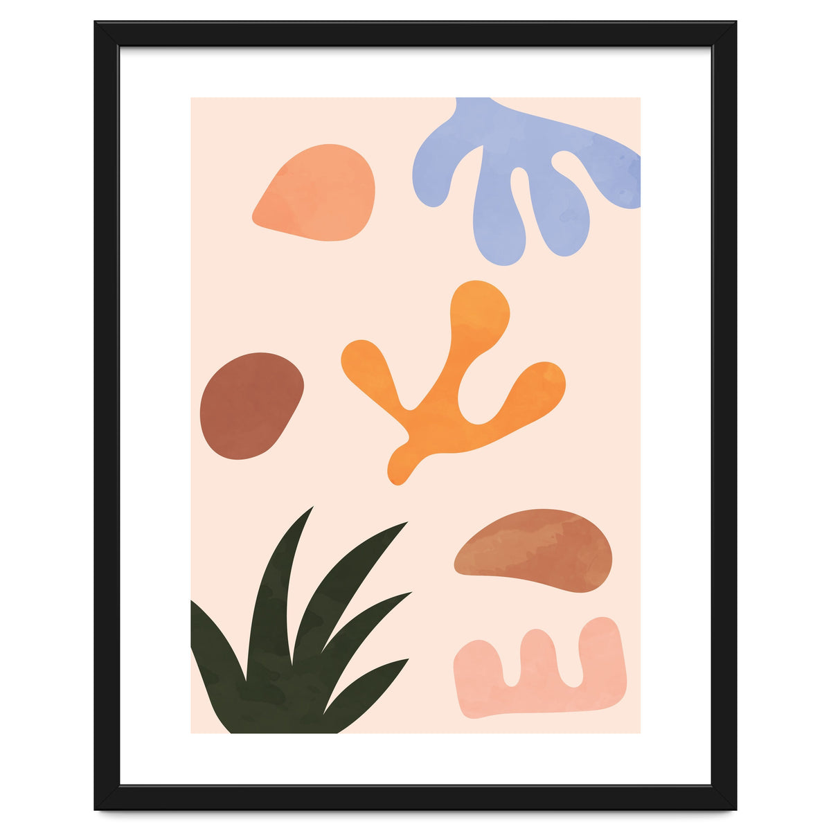 Abstract Botanical Plant