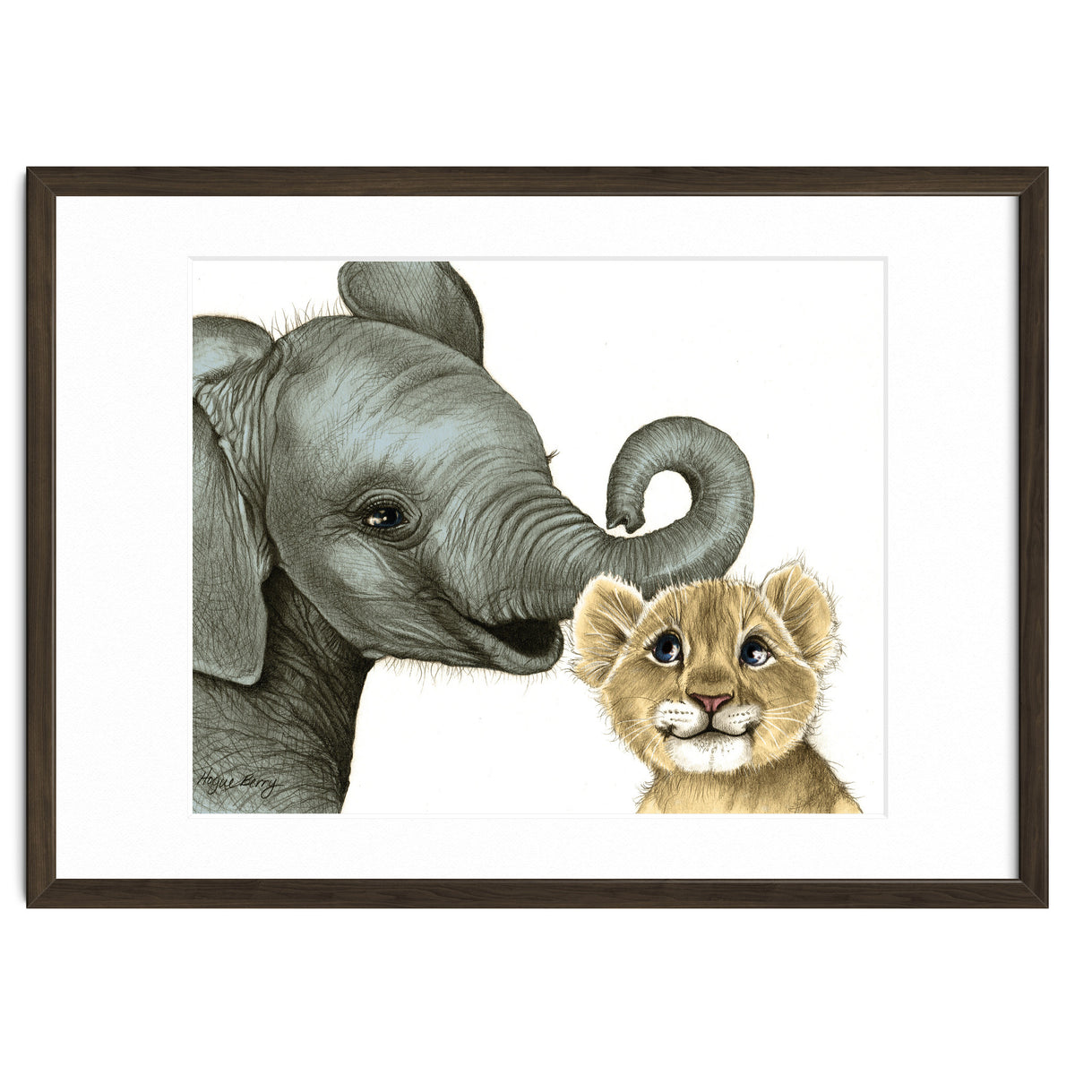 Best Friends, Elephant and Lion