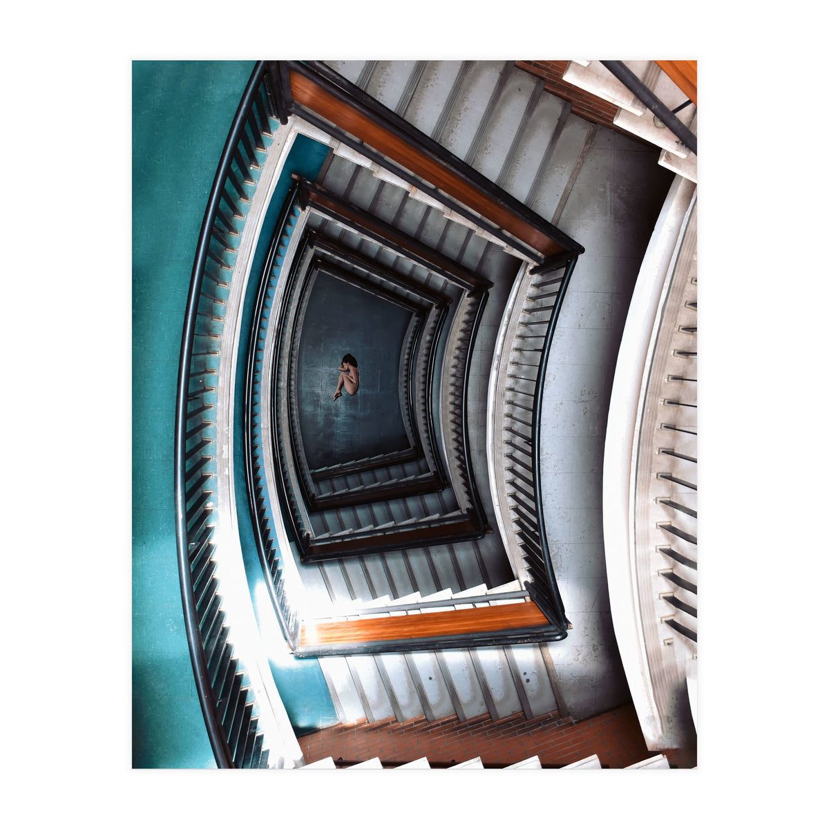 spiral stairs (Print Only)