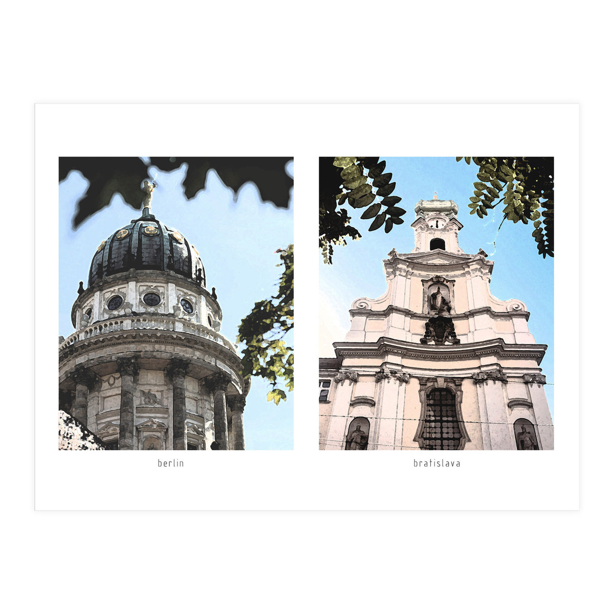 Architectural framing in paints  (Print Only)