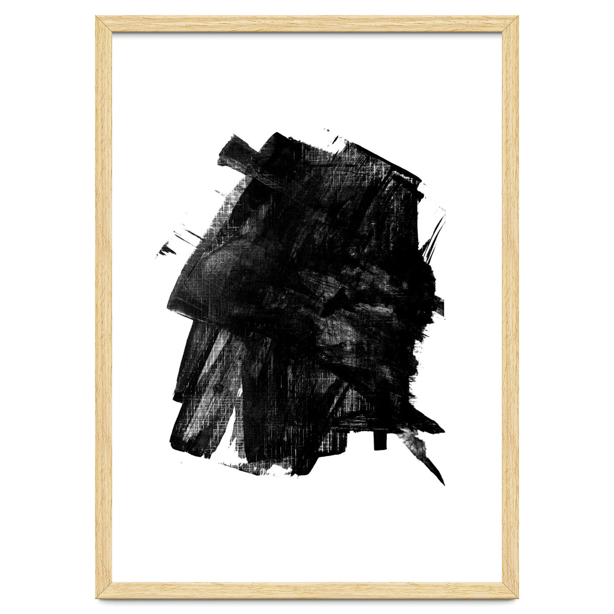 Minimalist Textured Brushstroke Art #3