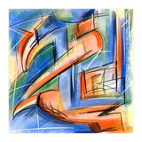 Emersions In Blue And Orange (Print Only) thumbnail