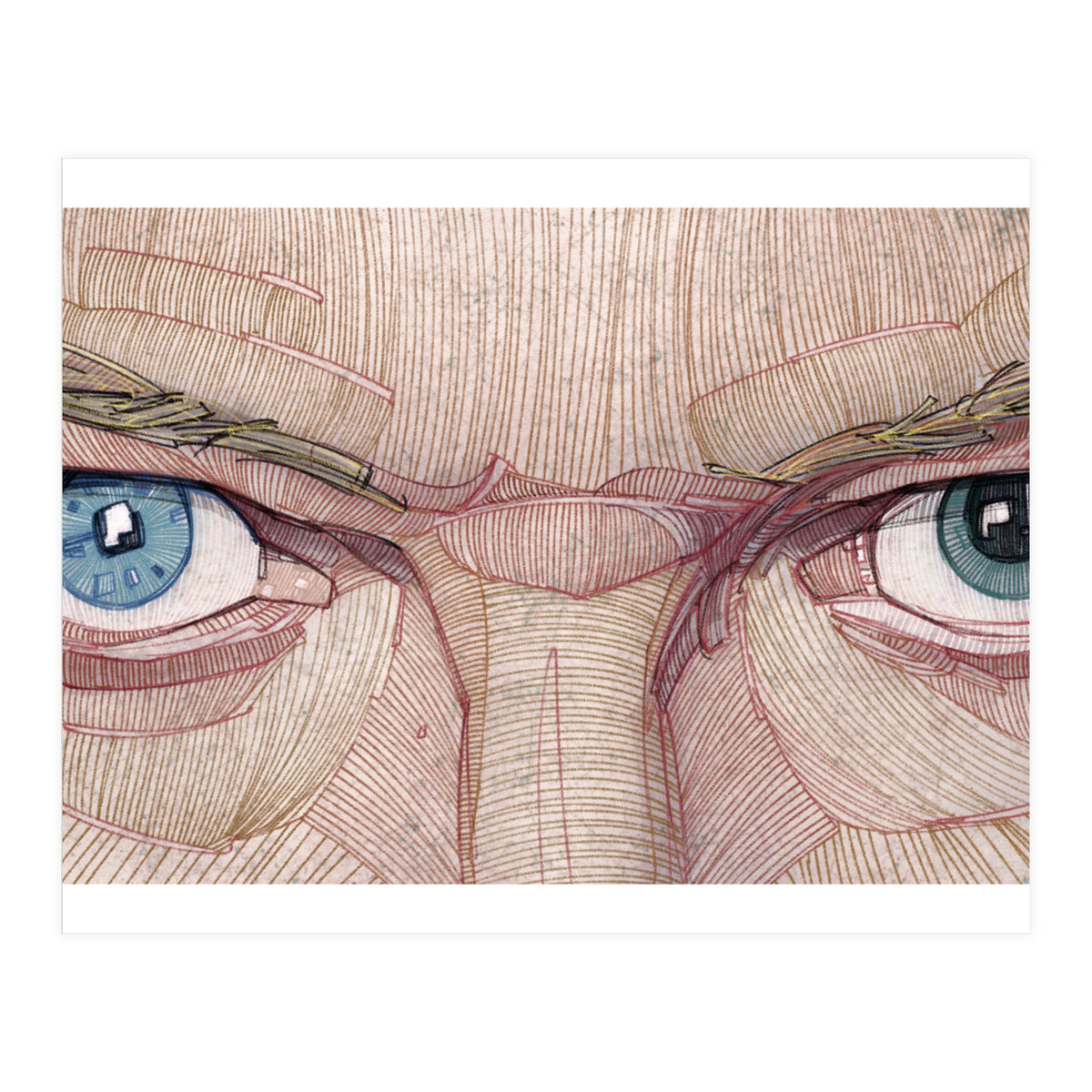 David Bowie Eyes (Print Only)