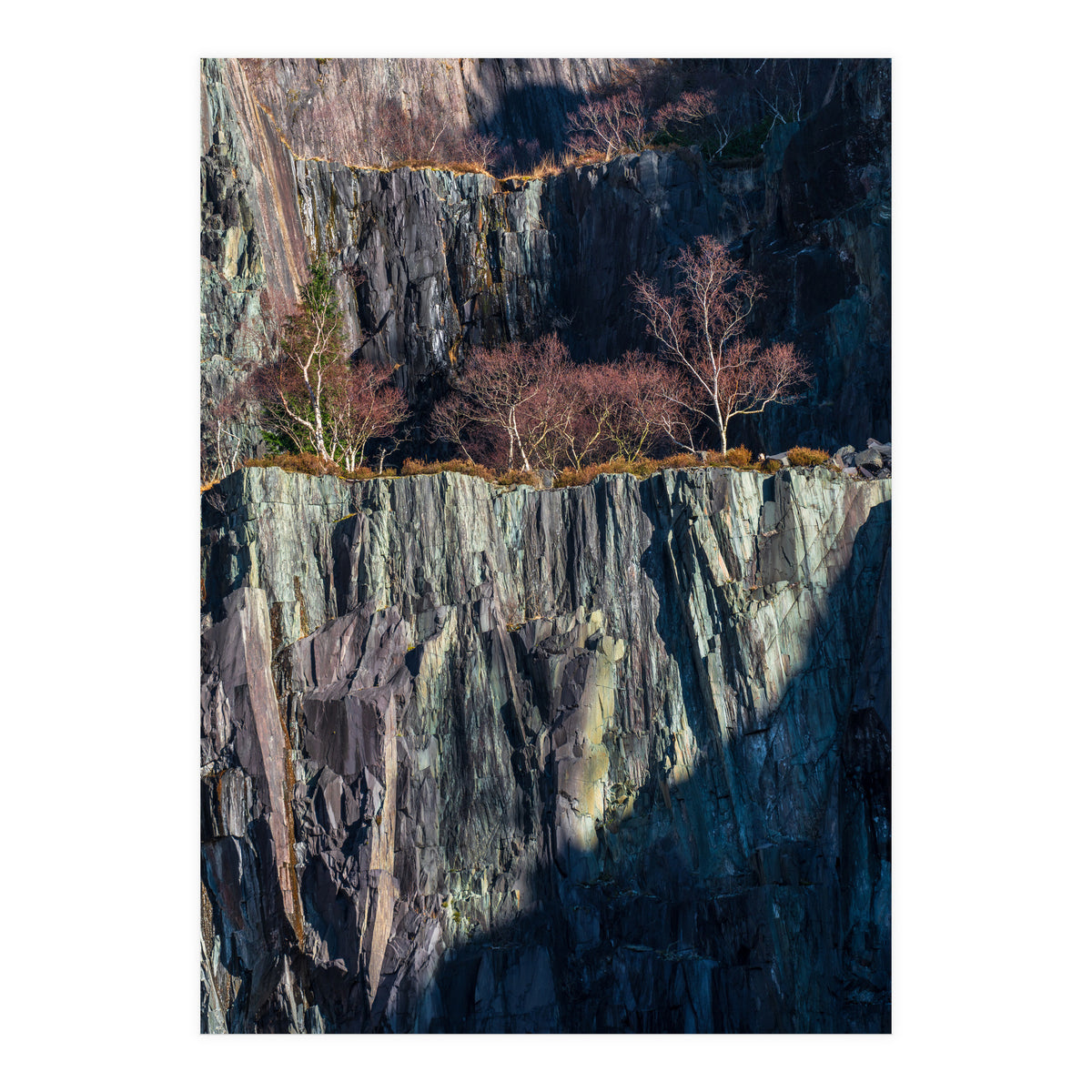 Dinorwic slate quarries in Llanberis, Wales, 1. (Print Only)