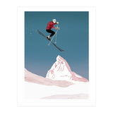 Mountain Love Skier (Print Only) thumbnail