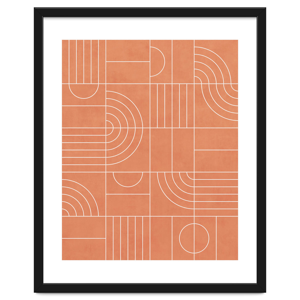 My Favorite Geometric Patterns No.23 - Coral