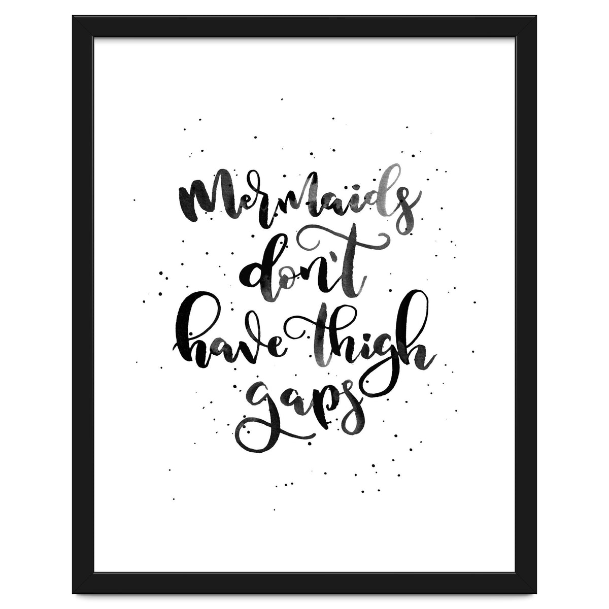 Mermaids Don't Have Thigh Gaps