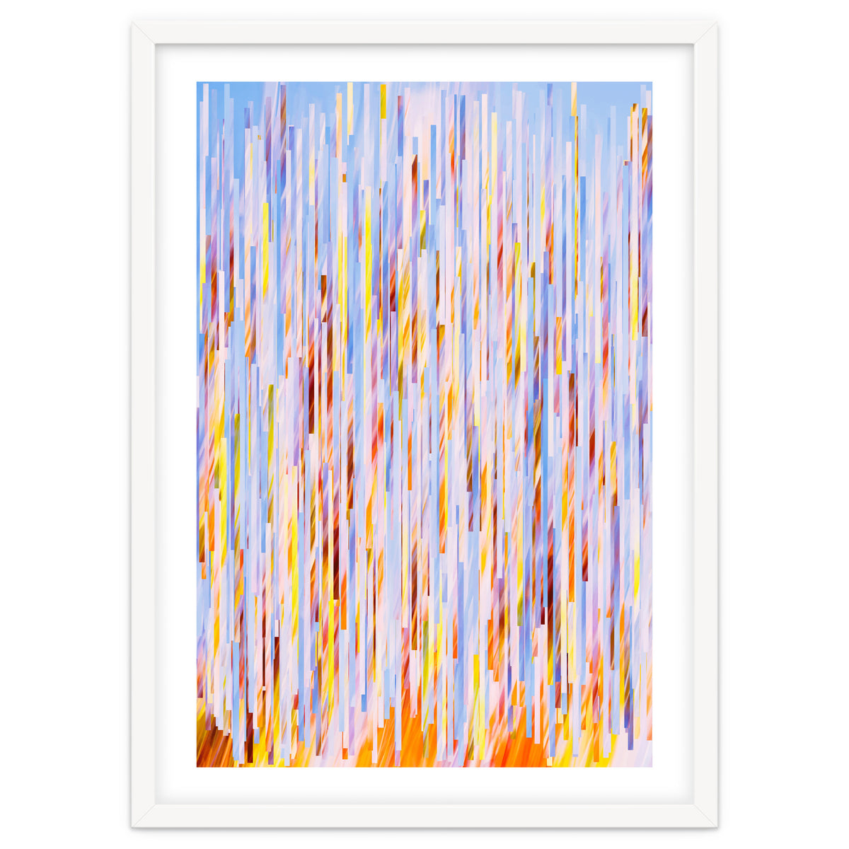 Urban Living | Abstract Geometric Shapes Digital Painting | eclectic Modern Contemporary Boho Chic