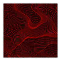 Waves Red (Print Only)