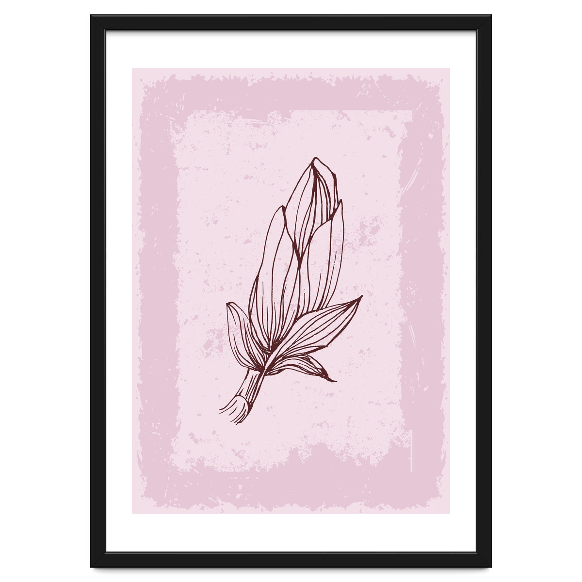 Magnolia Simple Minimal Boho - Botanical Leaves