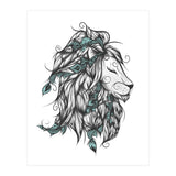 Poetic Lion Turquoise (Print Only) thumbnail