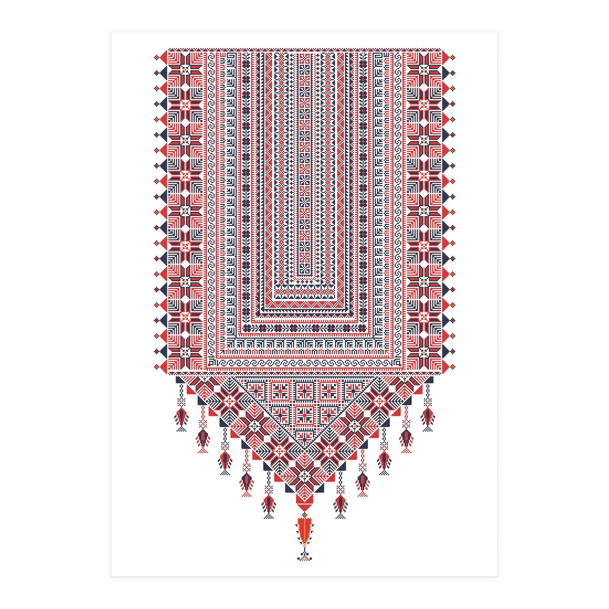 Tatreez Ornament 14 (Print Only)